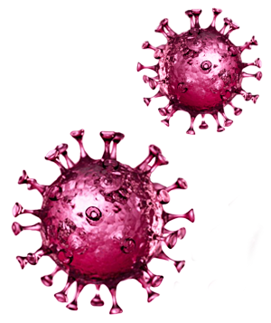 Virus background image left